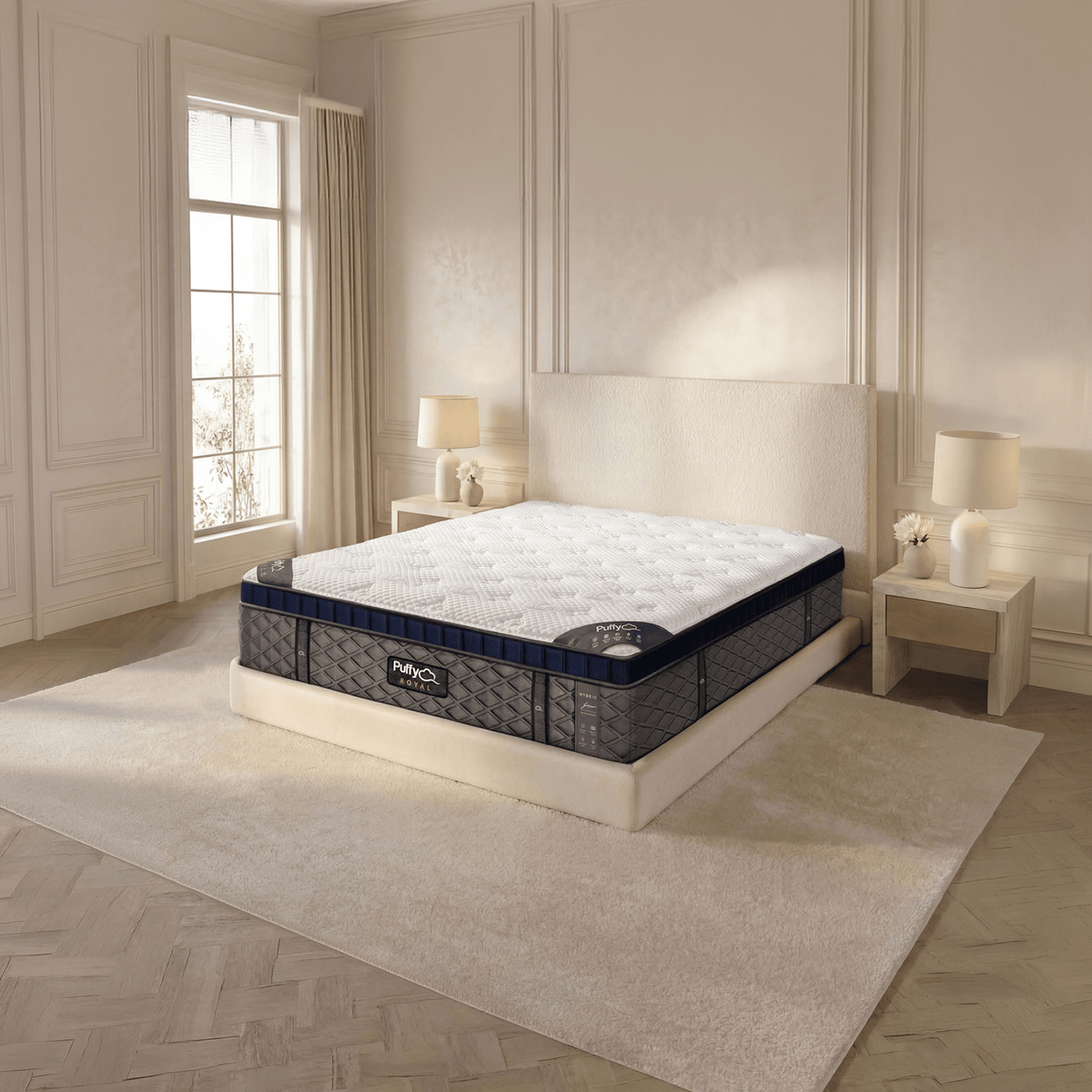 Puffy Royal Hybrid Mattress by SleepCity – High-quality Hybrid Mattress for better sleep.
