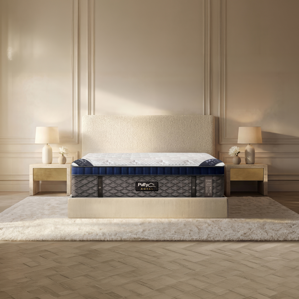 Puffy Royal Hybrid Mattress construction